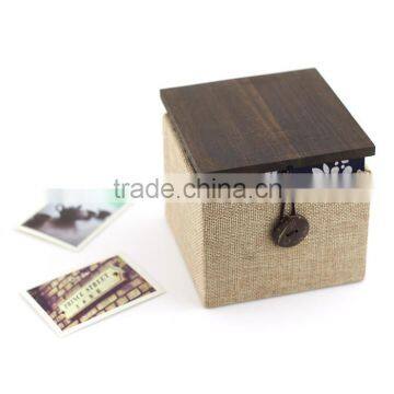 Antique Chinese Style Wood Jewelry Box Packaging photo-2