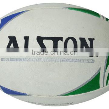 Top level best selling machine stitched size 5 pvc rugby ball