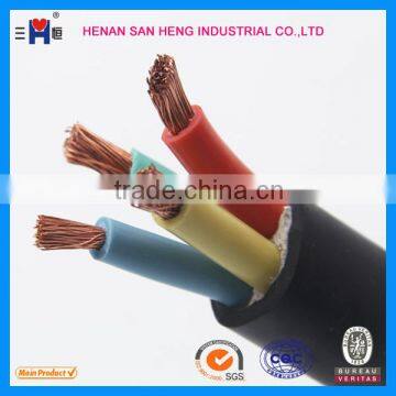 Soft Copper Wire Rubber Sheath Flexible Cable