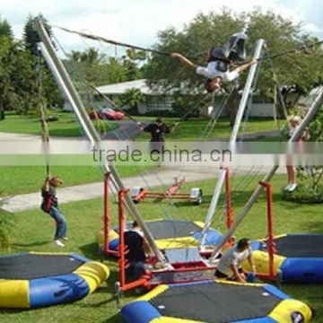 2015 hotsale 4-station Bungee Trampoline,bungee jumpings                        
                                                Quality Choice