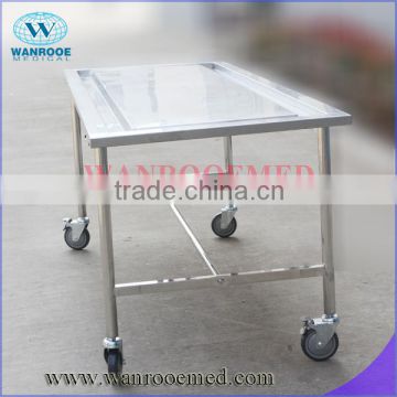 GA201 High quality stainless steel funeral mortuary table