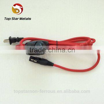 Red Analog Xlr Connector With US Power Cord for Smoking photo-2