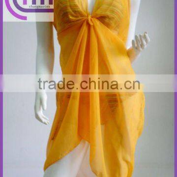 plain color chiffon beach wrap