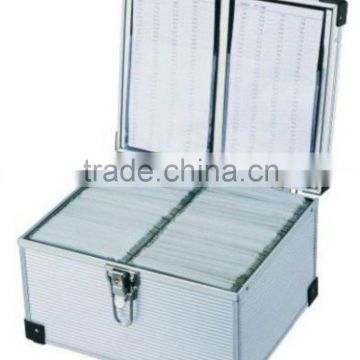 300 Disc Aluminium CD/DVD Silver DJ Style Carry Case