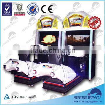 2014 hot sell 47"LCD full-motion high quality luxury appearance simulator arcade racing car game machine