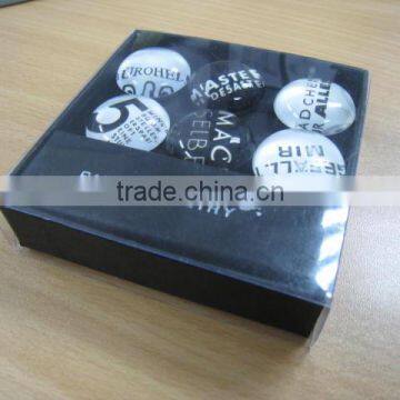 Hot Sale Customized Tourist Souvenir Dome Crystal Glass Magnet/Button Glass Fridge Magnets photo-6