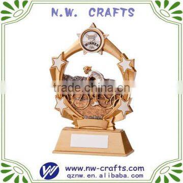 Polyresin cycle track award souvenirs trophy