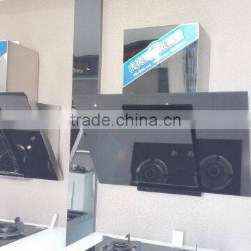 Full Black Wall Mounted 90cm Cooker Hood With High Suction photo-3