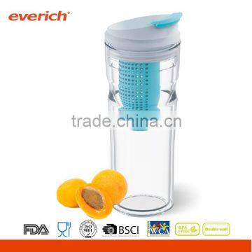 16oz Double Wall Tritan Tumbler With Flip Lip and Fruit Infuser photo-3