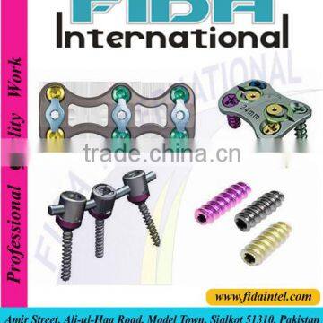 Orthopedic Cervical Plate, Orthopedic Implant Plate, Spine Screw Implants, Orthopedic Titanium Screw Implants, Cervical Plates