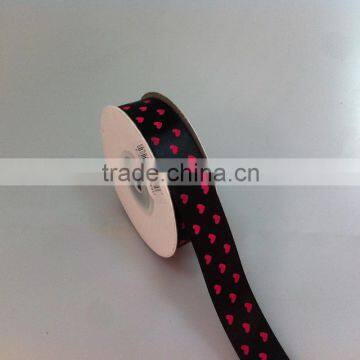 red print Polka Dot black Ribbon from factory