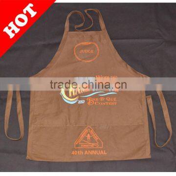 100% cotton kitchen apron(white)