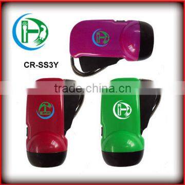 Hand pressing led dynamo flashlight