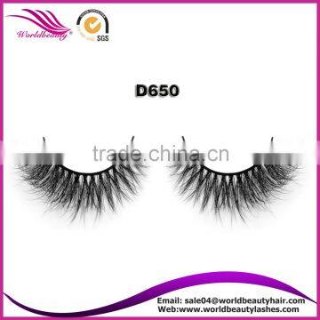 Newest Siberian handmade multi-layer hotsale 3D mink eyelash D650