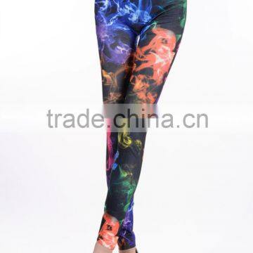 Smoke Print Seamless Leggings