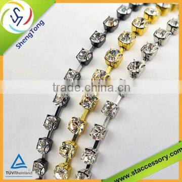 Various Colors and Sizes Rhinestone Chain,Wholesale Rhinestone Chain