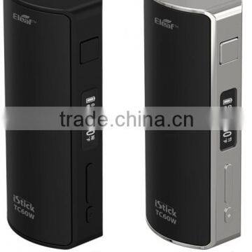 2015 Authentic High Quality 60 Watt TC Box Mod Without Tank Packing Eleaf iStick 60W with SS And Black Color Best iStick 60W