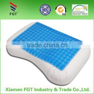 Memory foam contour summer cool gel pillow