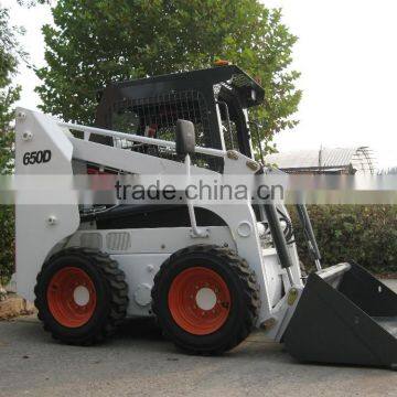 ZOT 650KG Skid Steer Loader With 60HP Desiel Engine, Closed Cab
