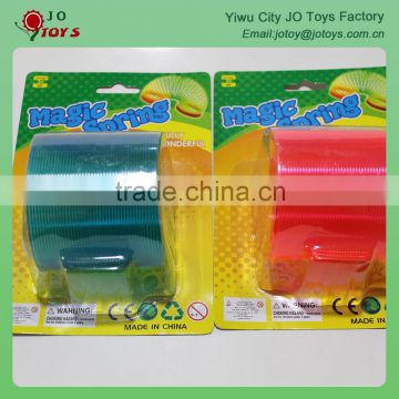 Educational toy transparent colored slinky toy