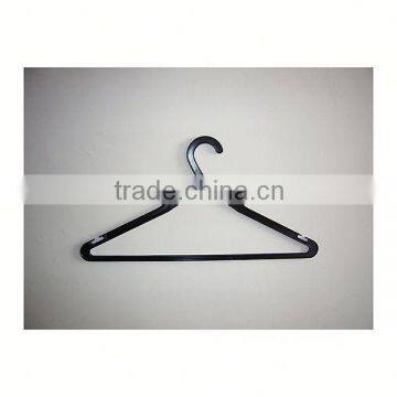 half flocking shoulder plastic hanger