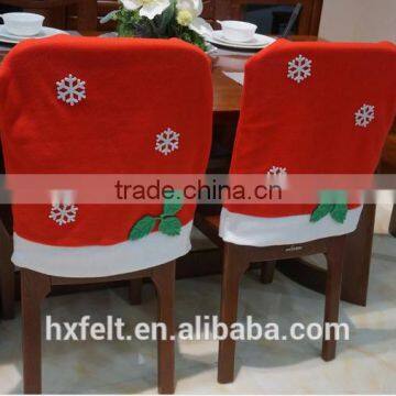 holiday christmas decorative felt craft chair cover