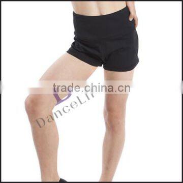 C2522 Child High Waist dance Shorts Guangzhou ballet dance shorts booty dance shorts