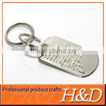 popular cheap metal custom dog tag with metal chain