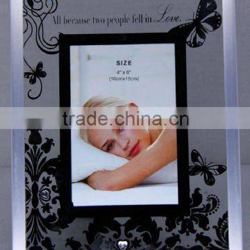 Glass photo frame