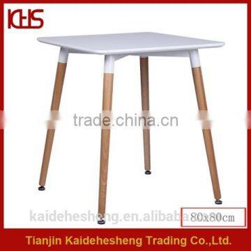 Wood Furniture Square MDF Legs Dining Room Table