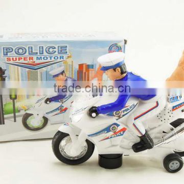 B/O Kids toys scale mode electric police motorcycle WITH LIGHT AND MUSIC