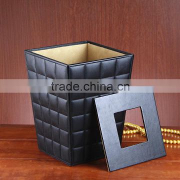 Leather trash / multifunctional trash / high-grade leather trash bo