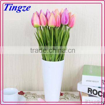 Artificial tulip,silk flowers sitting room adornment,high simulation flower dried flowers