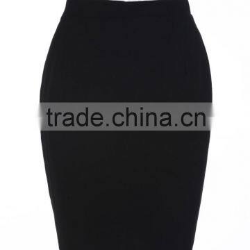 European Style Black short pencil skirt