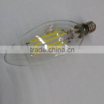 Full Glass Dimmable E14 E12 4w Led Filament Bulb photo-4