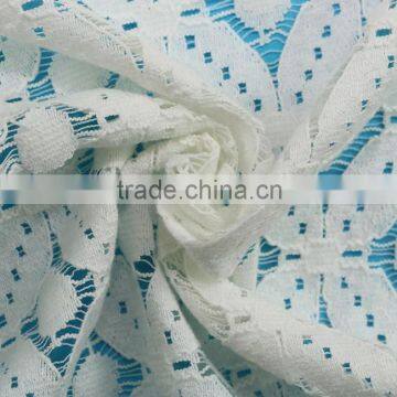 Textile Fancy Flower Cotton Nylon Lace Manufacturer Full Lace George Lace Fabric