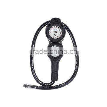 CE certificate digital consolated gauges of pressure gauge and depth gauge of diving accessory equipment