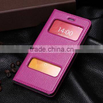Superb Quality Leather Incoming Calls Filp Case for Xiaomi 4 photo-4
