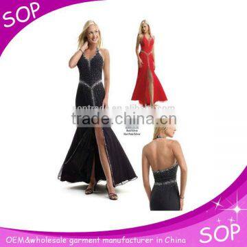 Long backless ladies sexy open front dress, sexy girls without any dress                        
                                                Quality Choice