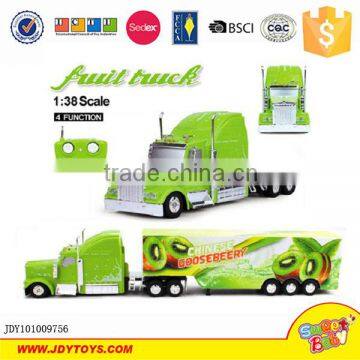 New Product 1:38 Scale 4CH Rc Car Toys With Light Rc Fruit Truck photo-4