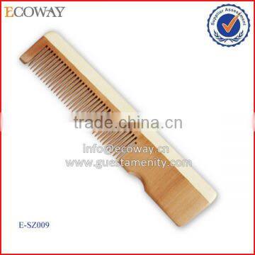 OEM Disposable Wholesale Hotel Mini Wooden Pocket Comb