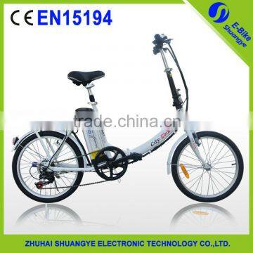 Chinese New fashionable design 20 inch folding electric bike