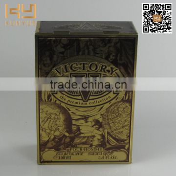 luxury perfume tin can with good design