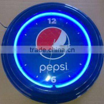 Plastic frame Neon Wall Clockfactory