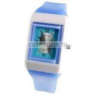 blue silicon watch for girls