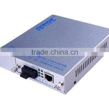 10/100/1000M gigabit Rack mountable fiber optic media converter