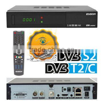 OS MINI DVB-S2 + DVB-T2/C Full HD E2 LINUX COMBO Receiver