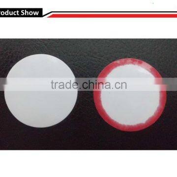 Water Sensitive Label Material Red Electric Sticker photo-2