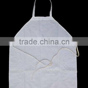 White Kitchen Apron