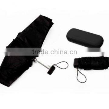 Mini 5 Fold Umbrella In Case Pocket Umbrella Fashion